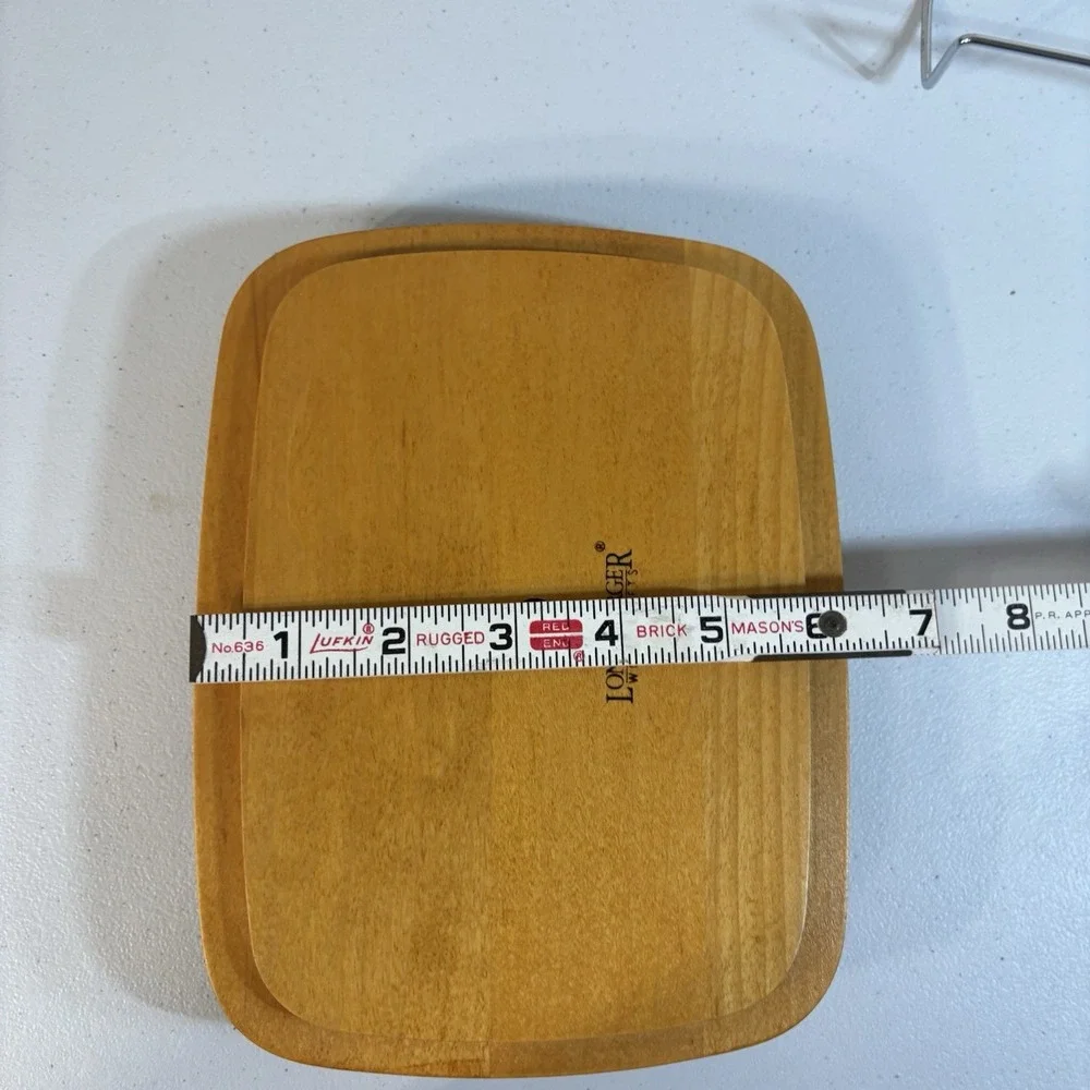 Longaberger rectangle wood
